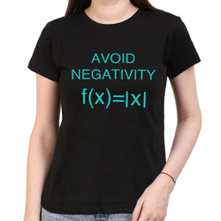 Avoid Negativity , Math , Women's Top - GeekDawn