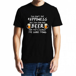 Beer is Happiness , Funny quote , Unisex Graphic T-Shirt - GeekDawn