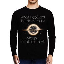 BlackHole , Interstellar , Physics , Unisex Graphic Full Sleeves T-Shirt - GeekDawn