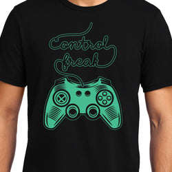 Control freak, Gamer, Unisex Graphic T-Shirt