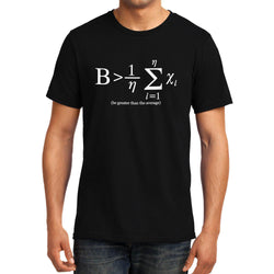 Be Greater than Average , NASA , Math , Unisex Graphic T-Shirt, EOSS - GeekDawn