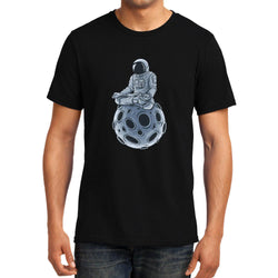Astronaut Zen, Space, Unisex Graphic T-Shirt - GeekDawn