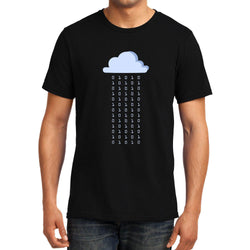 Binary rain, Programmer, Unisex Graphic T-Shirt - GeekDawn