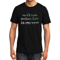 Idea of a perfect date , Programming , Coding , Unisex Graphic T-Shirt