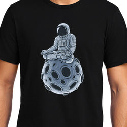 Astronaut Zen, Space, Unisex Graphic T-Shirt - GeekDawn