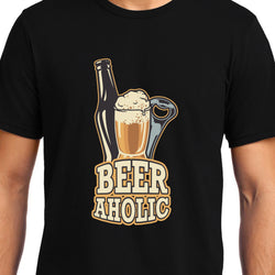 Beeraholic, Alcohol, Unisex Graphic T-Shirt