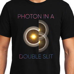 Photon in a Double Slit 2, Quantum Physics,  Unisex Graphic T-Shirt