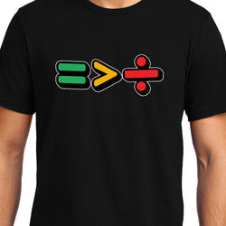 Equal is greater than divided, Maths, Unisex Graphic T-Shirt