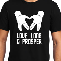 Love Long and Prosper, Unisex Graphic T-Shirt