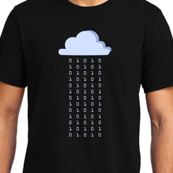 Binary rain, Programmer, Unisex Graphic T-Shirt - GeekDawn
