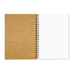 Brown Cover Wiro Bound Sketch Book/Notebook, Heavy Metals - GeekDawn