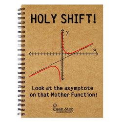 Brown Cover Wiro Bound Sketch Book/Notebook, Holy Shift - GeekDawn