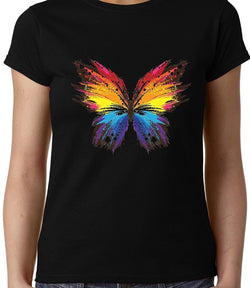 Butterfly , Abstract Art , Women's Top - GeekDawn