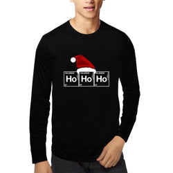 Christmas Tee, HOHOHO , Chemistry , Unisex Graphic Full Sleeves T-Shirt - GeekDawn