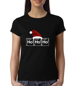 Christmas Tee, HOHOHO , Chemistry , Women's Top - GeekDawn