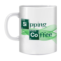 Coffee Mug-SIPPING COFFEE - GeekDawn