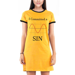 Committed a Sin , Math , Women's Dress - GeekDawn