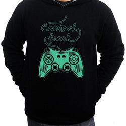 Control Freak , Hoodie / Sweatshirt, Black - GeekDawn