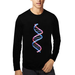 DNA Helix , Biology , Unisex Graphic Full Sleeves T-Shirt - GeekDawn