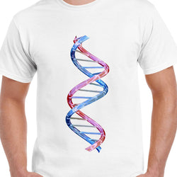 DNA Helix , Biology , Unisex Graphic T-Shirt - GeekDawn