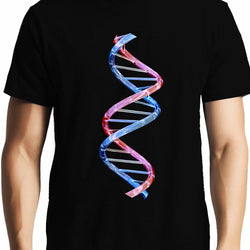 DNA Helix , Biology , Unisex Graphic T-Shirt - GeekDawn
