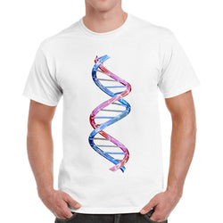 DNA Helix , Biology , Unisex Graphic T-Shirt - GeekDawn