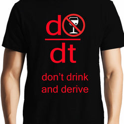 Drunken Driving , Math , Unisex Graphic T-Shirt - GeekDawn