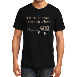 Escape Velocity , Physics , Unisex Graphic T-Shirt - GeekDawn