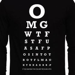 Eye Test , Funny quote , Unisex Graphic Full Sleeves T-Shirt - GeekDawn