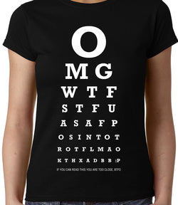 Eye Test , Funny quote , Women's Top - GeekDawn