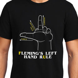 Flemings Left Hand rule , Physics, Unisex Graphic T-Shirt