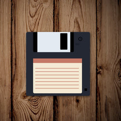 Floppy Metal Coasters - GeekDawn