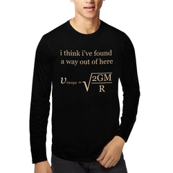 Escape Velocity , Physics , Unisex Graphic Full Sleeves T-Shirt