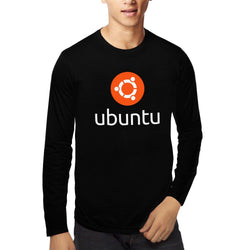 Ubuntu Logo 2, Programming, Unisex Graphic Full Sleeves T-Shirt - GeekDawn