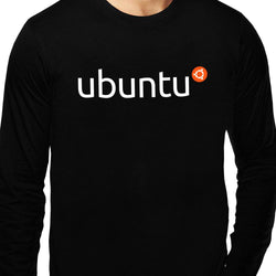 Ubuntu Logo 1, Programming, Unisex Graphic Full Sleeves T-Shirt - GeekDawn