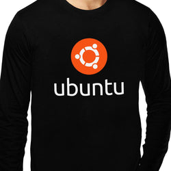 Ubuntu Logo 2, Programming, Unisex Graphic Full Sleeves T-Shirt - GeekDawn