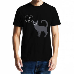 Geek Cat , Geek , Unisex Graphic T-Shirt - GeekDawn