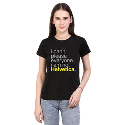 I am not helvetica , Programming , Coding , Women's Top - GeekDawn