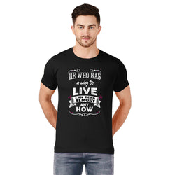 He who has a why to Live #SELFMUSING, Unisex Graphic T-Shirt