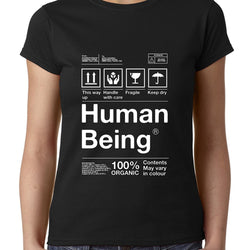 Human Being , Funny quote , Women's Top - GeekDawn