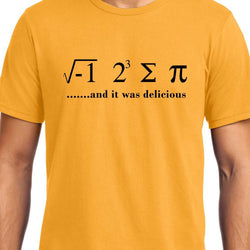 I ate some pie and it was delicious , Math , Unisex Graphic T-Shirt - GeekDawn