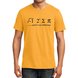 I ate some pie and it was delicious , Math , Unisex Graphic T-Shirt - GeekDawn