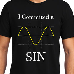I committed a Sin , Math , Unisex Graphic T-Shirt - GeekDawn