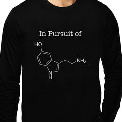In Pursuit of Serotonin / Happiness , Biology , Unisex Graphic Full Sleeves T-Shirt - GeekDawn