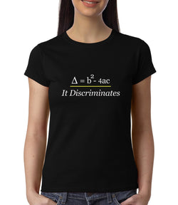 It Discriminates , Math , Women's Top - GeekDawn