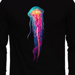 Jelly Fish , Art , Unisex Graphic Full Sleeves T-Shirt - GeekDawn