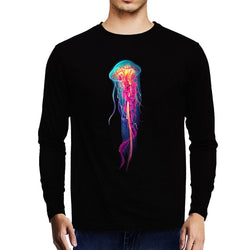 Jelly Fish , Geek , Unisex Graphic Full Sleeves T-Shirt - GeekDawn