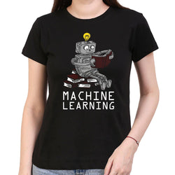 Machine Learning , Programming , Coding , Women's Top - GeekDawn