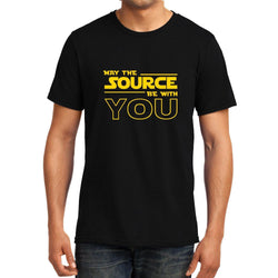 May the Source be with you , Star Wars  Unisex Graphic T-Shirt