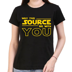 May the source be with you , Star Wars , Programming , Coding , Women's Top - GeekDawn